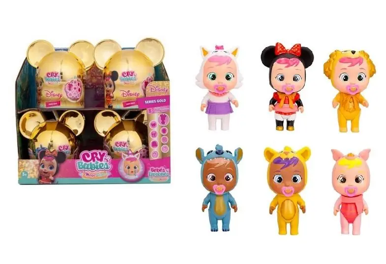 Cry Babies Magic Tears Disney Gold mix Ostatnie sztuki