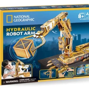 Sprawdź teraz CUBIC FUN NATIONAL GEOGRAPHIC STEM ROBOTYCZNE RAMIĘ HYDRAULICZNE