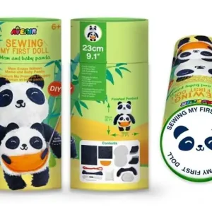 Moja pierwsza lalka do uszycia - Panda Dostępne od ręki