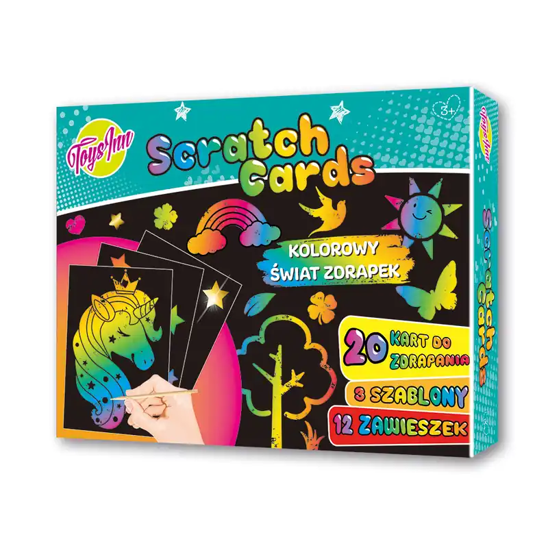 Zestaw Scratch Cards kolorowy świat zdrapek STN7021 Zamów teraz