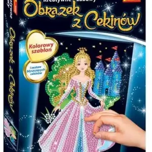 Darmowa dostawa Obrazek z Cekinów. Królewna