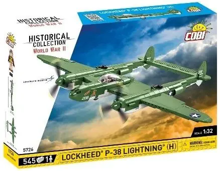 Dodaj do koszyka HC WWII samolot Lockheed P-38 Lightning 545 el.