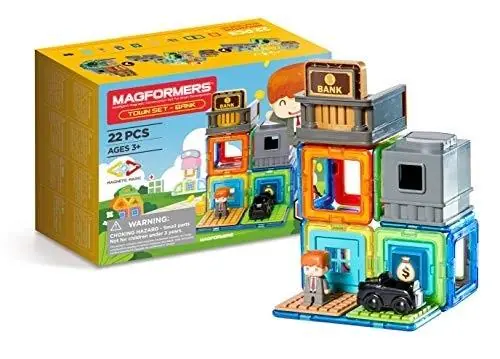 Magformers Town Set - bank Do wyczerpania zapasów