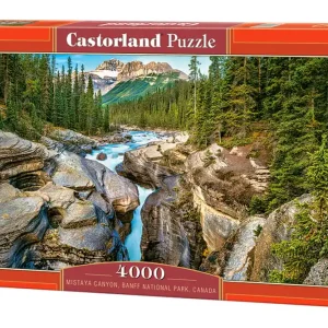 Puzzle 4000 Kanion Mistaya Park Narodowy Banff Kanada C-400348-2 Popularny