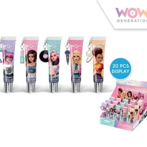 Błyszczyk do ust z zawieszką WOW mix wzorów WOW00012 Super okazja
