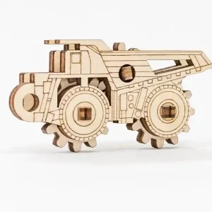 Bezpieczne zakupy Puzzle Drewniane 3D Mały Belaz