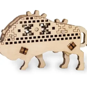 Dodaj do koszyka Puzzle Drewniane 3D Żubr